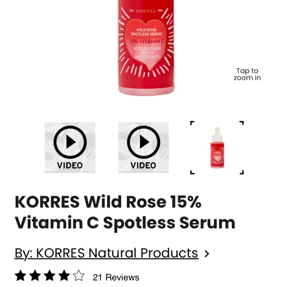 Korres vitamin C serum - Picture 3 of 3